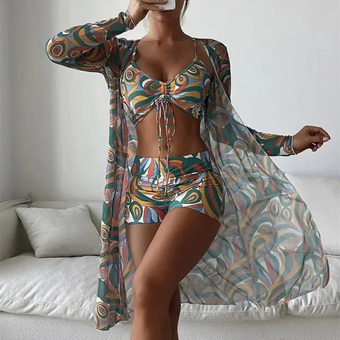 2024 Separate Tankini Set for Women-Two Piece Swimsuits